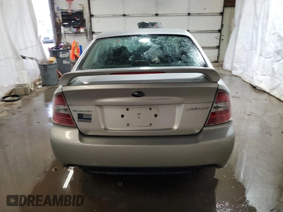 2007 Subaru Legacy Special with VIN 4S3BL616X76213566, listed as a Copart auction lot 79399704 with Not provided miles and Salvage title. Bid and sale history available at DreamBid. Image 6.