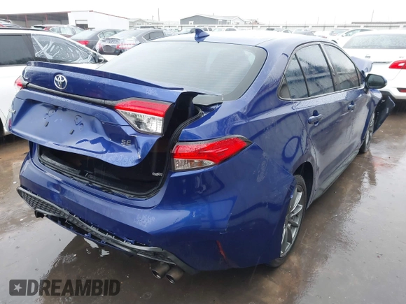 2020 Toyota Corolla SE with VIN 5YFP4RCE1LP012862, listed as a IAAI auction lot 41281420 with 78,541 mi miles. Bid and sale history available at carsss.com. Image 4.
