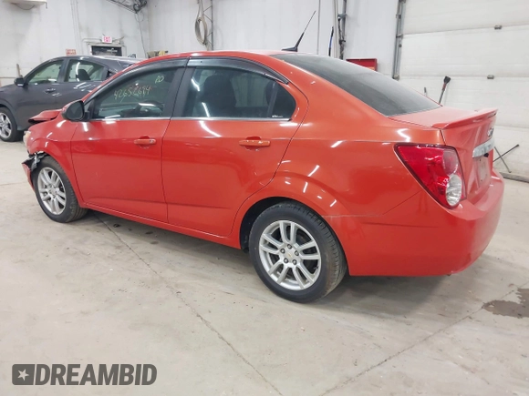 2012 Chevrolet Sonic LT with VIN 1G1JC5SH6C4132679, listed as a IAAI auction lot 42652694 with 121,238 mi miles and . Bid and sale history available at DreamBid. Image 3.
