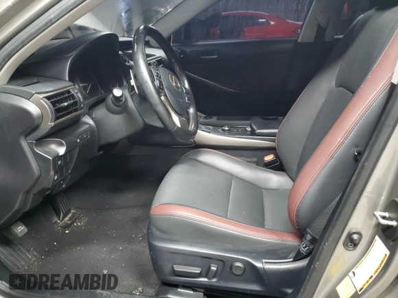2020 Lexus IS 300 with VIN JTHAA1D25L5106842, listed as a Copart auction lot 45951295 with 73,240 mi miles and Salvage title. Bid and sale history available at DreamBid. Image 7.