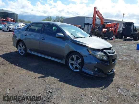 2009 Toyota Corolla XRS with VIN 1NXBE40E29Z126343, listed as a IAAI auction lot 41493160 with 75,500 mi miles. Bid and sale history available at carsss.com. Image 1.
