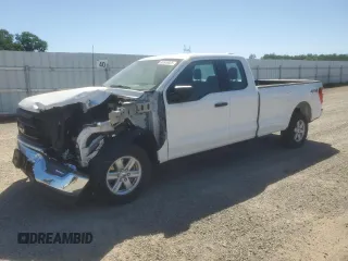 2023 Ford F-150 XL с VIN 1FTFX1E55PKF59056, выставлен на аукционе Copart как лот 48546925 с пробегом 22 450 миль миль и Списание • Salvage title. История ставок и продаж доступна на DreamBid. Изображение 1.