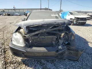 2000 Mercedes-Benz S-Class with VIN WDBNG70J1YA087950, listed as a Copart auction lot 72810344 with 160,530 mi miles and Salvage Title. Bid and sale history available at carsss.com. Image 5.