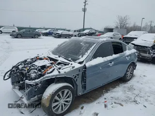 2014 Infiniti Q50 Hybrid Sport with VIN JN1AV7AP7EM691105, listed as a IAAI auction lot 41564483 with Not Provided miles and . Bid and sale history available at DreamBid. Image 17.