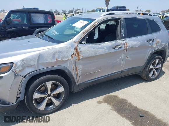 2019 Jeep Cherokee Limited with VIN 1C4PJLDB7KD207845, listed as a IAAI auction lot 42386487 with 62,635 mi miles and . Bid and sale history available at DreamBid. Image 6.