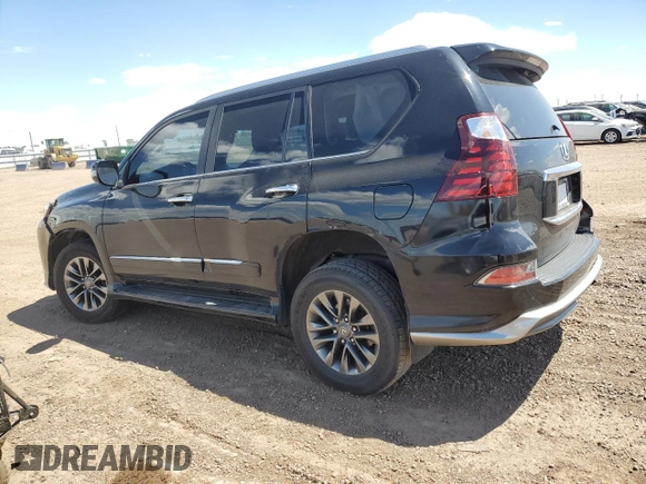 2018 Lexus GX 460 with VIN JTJBM7FX6J5186574, listed as a Copart auction lot 57729955 with 102,717 mi miles and Salvage title. Bid and sale history available at DreamBid. Image 2.