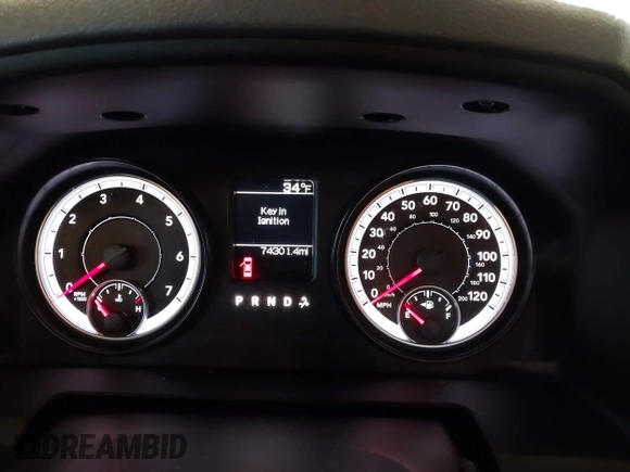 2014 Ram 1500 Express z VIN 1C6RR7KT7ES178021, wystawiony jako IAAI lot #41866157 z przebiegiem 74 301 mil mil oraz . Historia ofert i sprzedaży dostępna na DreamBid. Obrazek 7.