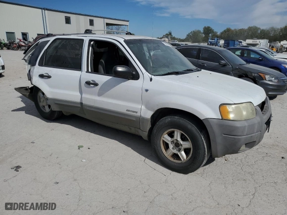 2001 Ford Escape XLT with VIN 1FMYU03121KC24061, listed as a Copart auction lot 75888584 with 155,901 mi miles and Salvage Title. Bid and sale history available at carsss.com. Image 4.