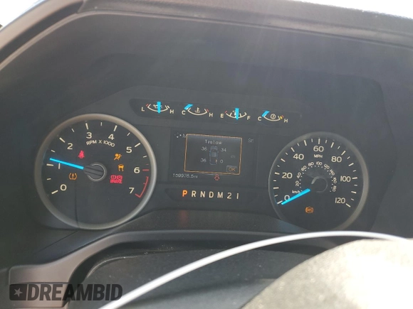 2015 Ford F-150 XL with VIN 1FTEW1CF2FKF15203, listed as a Copart auction lot 46581995 with 159,976 mi miles and Salvage Title. Bid and sale history available at carsss.com. Image 9.