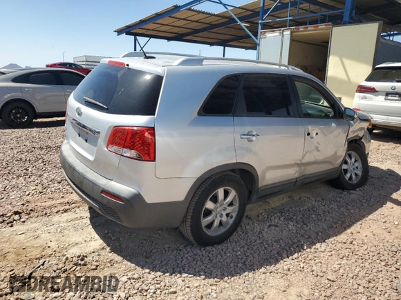 2011 Kia Sorento LX with VIN 5XYKT4A16BG049070, listed as a Copart auction lot 54437955 with 291,459 mi miles and Salvage Title. Bid and sale history available at DreamBid. Image 3.