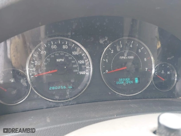 2006 Jeep Grand Cherokee Limited with VIN 1J4HR58276C115434, listed as a IAAI auction lot 41906649 with 280,256 mi miles. Bid and sale history available at carsss.com. Image 7.
