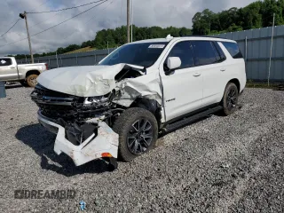 2021 Chevrolet Tahoe Z71 with VIN 1GNSKPKD1MR490209, listed as a Copart auction lot 58509525 with 51,401 mi miles and Salvage title. Bid and sale history available at DreamBid. Image 1.