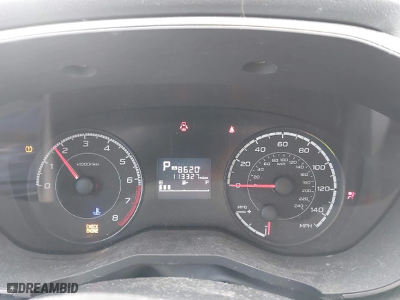 2019 Subaru Impreza Premium with VIN 4S3GKAC61K3600316, listed as a IAAI auction lot 41607912 with 113,327 mi miles. Bid and sale history available at carsss.com. Image 7.