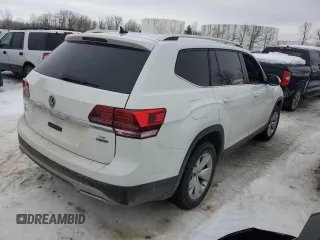 2019 Volkswagen Atlas SE z VIN 1V2UR2CA5KC530987, wystawiony jako Copart lot #45872945 z przebiegiem Nie podano mil oraz Szkoda całkowita • Salvage title. Historia ofert i sprzedaży dostępna na DreamBid. Obrazek 3.