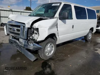 2011 Ford Econoline Passenger XL with VIN 1FBNE3BL4BDA67376, listed as a Copart auction lot 41890935 with 171,949 mi miles and Salvage Title. Bid and sale history available at carsss.com. Image 1.