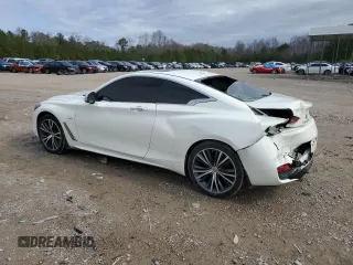 2017 Infiniti Q60 Premium with VIN JN1CV7EK5HM110860, listed as a Copart auction lot 47851095 with 93,742 mi miles and Salvage title. Bid and sale history available at DreamBid. Image 2.