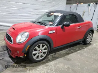2012 MINI Roadster S with VIN WMWSY3C58CT144227, listed as a Copart auction lot 47918135 with 133,430 mi miles and Salvage Title. Bid and sale history available at DreamBid. Image 1.