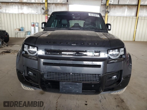 2024 Land Rover Defender X-Dynamic SE with VIN SALE27EU9R2318312, listed as a Copart auction lot 43183815 with 10,038 mi miles and Salvage title. Bid and sale history available at DreamBid. Image 5.
