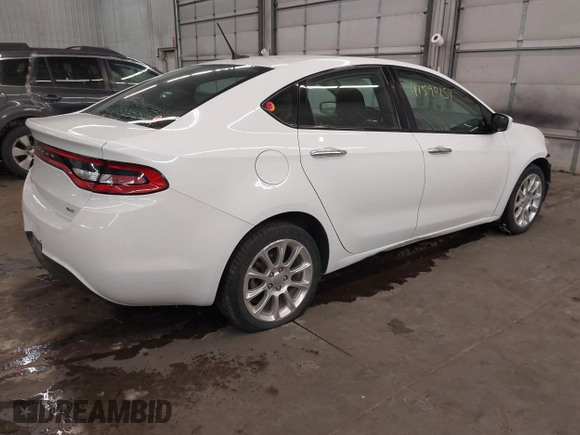 2016 Dodge Dart SXT Sport with VIN 1C3CDFFA7GD817770, listed as a IAAI auction lot 41590159 with 59,868 mi miles. Bid and sale history available at carsss.com. Image 4.