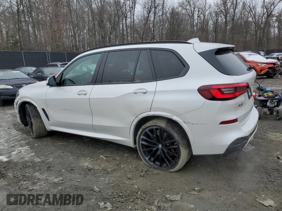 2021 BMW X5 xDrive40i with VIN 5UXCR6C07M9G86493, listed as a Copart auction lot 88162365 with 24,503 mi miles and Salvage Title. Bid and sale history available at carsss.com. Image 2.