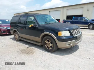2004 Ford Expedition Eddie Bauer z VIN 1FMFU17LX4LA49470, wystawiony jako IAAI lot #42611367 z przebiegiem 214 310 mil mil oraz . Historia ofert i sprzedaży dostępna na DreamBid. Obrazek 1.
