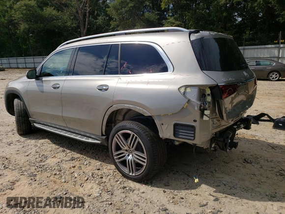 2022 Mercedes-Benz GLS with VIN 4JGFF5KE0NA677903, listed as a Copart auction lot 66159503 with 24,669 mi miles. Bid and sale history available at carsss.com. Image 2.