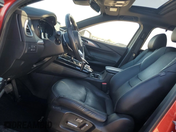 2021 Mazda CX-9 Grand Touring with VIN JM3TCADY4M0500900, listed as a Copart auction lot 81944834 with 61,045 mi miles and Salvage title. Bid and sale history available at DreamBid. Image 7.