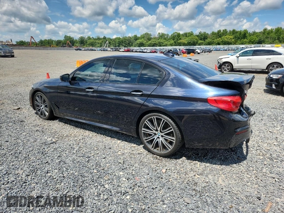 2017 BMW 5 Series 540i with VIN WBAJE5C31HG916954, listed as a Copart auction lot 63770695 with 81,546 mi miles and Salvage title. Bid and sale history available at DreamBid. Image 2.