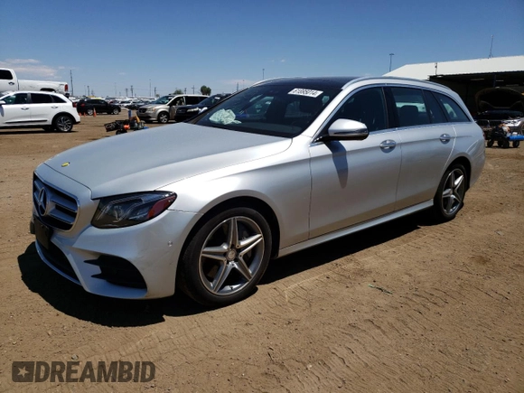 2017 Mercedes-Benz E-Class E 400 Luxury with VIN WDDZH6GB2HA154702, listed as a Copart auction lot 61895014 with 56,094 mi miles and Salvage Title. Bid and sale history available at carsss.com. Image 1.
