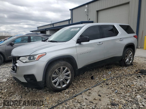 2020 Chevrolet Traverse LS with VIN 1GNERFKW7LJ101140, listed as a Copart auction lot 51999895 with 157,335 mi miles and Clean Title. Bid and sale history available at carsss.com. Image 1.