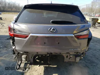 2021 Lexus RX with VIN JTJHZKFA0M2030157, listed as a Copart auction lot 46642175 with 62,608 mi miles and Salvage Title. Bid and sale history available at carsss.com. Image 6.