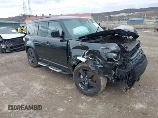 2022 Land Rover Defender X-Dynamic SE with VIN SALE27RU4N2099814, listed as a IAAI auction lot 41951353 with 54,606 mi miles and . Bid and sale history available at DreamBid. Image 1.