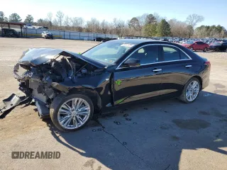 2023 Cadillac CT4 Premium Luxury with VIN 1G6DF5RK6P0132601, listed as a Copart auction lot 46547225 with 0 mi miles and Clean Title. Bid and sale history available at carsss.com. Image 1.