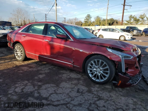 2019 Cadillac CT6 Luxury AWD with VIN 1G6KB5RS7KU141246, listed as a Copart auction lot 86879564 with Not provided miles and Salvage title. Bid and sale history available at DreamBid. Image 4.