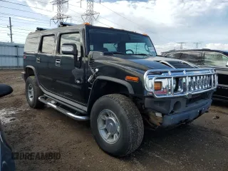 2006 Hummer H2 with VIN 5GRGN23U36H102573, listed as a Copart auction lot 54408705 with 73,660 mi miles and Salvage Title. Bid and sale history available at carsss.com. Image 4.