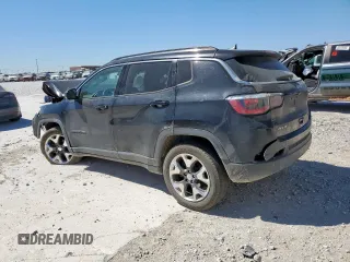 2018 Jeep Compass Limited with VIN 3C4NJDCB5JT332771, listed as a Copart auction lot 50347145 with 173,687 mi miles and Salvage Title. Bid and sale history available at DreamBid. Image 2.