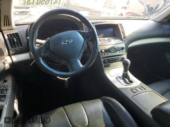 2007 Infiniti G35 Journey with VIN JNKBV61E67M725143, listed as a Copart auction lot 74765013 with 107,543 mi miles and Salvage Title. Bid and sale history available at DreamBid. Image 8.