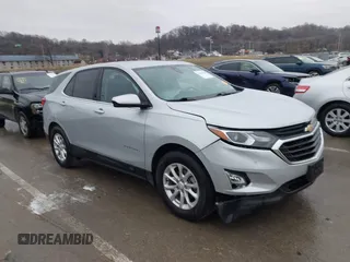 2020 Chevrolet Equinox LT with VIN 3GNAXKEVXLL187049, listed as a IAAI auction lot 41459248 with 59,291 mi miles. Bid and sale history available at carsss.com. Image 1.