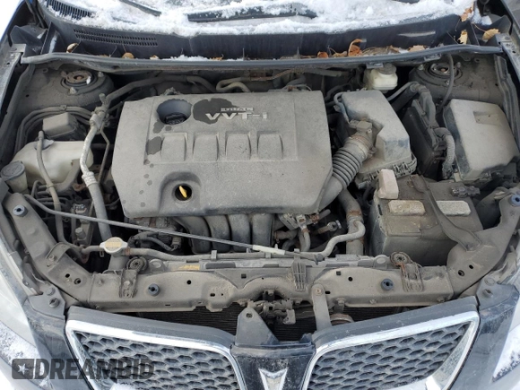 2009 Pontiac Vibe 1SA z VIN 5Y2SP67849Z405547, wystawiony jako Copart lot #87067074 z przebiegiem Nie podano mil oraz Czysty tytuł • Clean title. Historia ofert i sprzedaży dostępna na DreamBid. Obrazek 11.