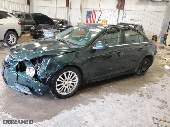 2014 Chevrolet Cruze ECO with VIN 1G1PH5SB1E7287097, listed as a Copart auction lot 50926865 with 132,285 mi miles and Non Repairable. Bid and sale history available at carsss.com. Image 1.