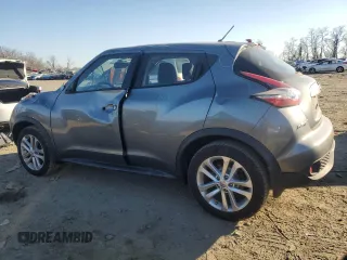 2016 Nissan Juke S with VIN JN8AF5MV0GT654595, listed as a Copart auction lot 47496055 with 15,989 mi miles and Salvage Title. Bid and sale history available at carsss.com. Image 2.