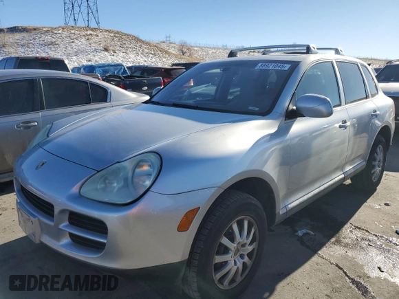 2004 Porsche Cayenne with VIN WP1AA29P54LA21975, listed as a Copart auction lot 88921045 with 119,705 mi miles and Clean Title. Bid and sale history available at carsss.com. Image 1.