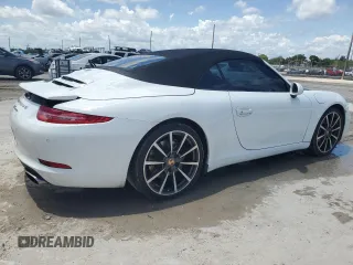 2014 Porsche 911 Carrera with VIN WP0CA2A9XES140829, listed as a Copart auction lot 55760625 with 38,013 mi miles and Salvage Title. Bid and sale history available at DreamBid. Image 3.