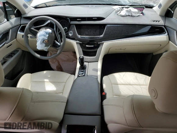 2022 Cadillac XT6 Premium Luxury with VIN 1GYKPDRS5NZ180296, listed as a Copart auction lot 59081184 with 21,380 mi miles and Salvage title. Bid and sale history available at DreamBid. Image 8.