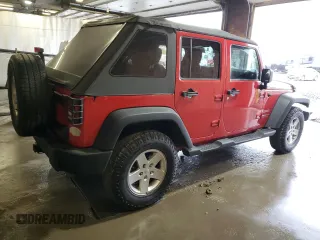 2012 Jeep Wrangler Unlimited Sport z VIN 1C4HJWDG2CL117124, wystawiony jako Copart lot #57288435 z przebiegiem 134 860 mil mil oraz Czysty tytuł • Clean title. Historia ofert i sprzedaży dostępna na DreamBid. Obrazek 3.