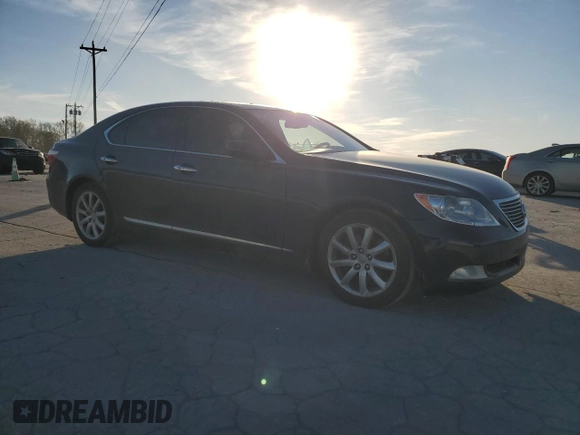 2008 Lexus LS 460 with VIN JTHBL46F085067469, listed as a Copart auction lot 46296345 with 191,298 mi miles and Non Repairable. Bid and sale history available at carsss.com. Image 4.