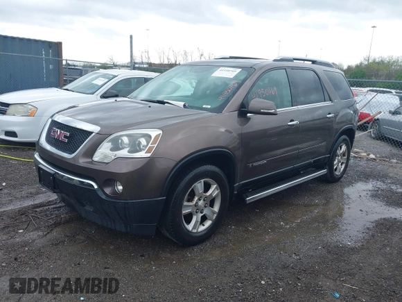2008 GMC Acadia SLT1 with VIN 1GKER23778J263242, listed as a IAAI auction lot 41950769 with 242,023 mi miles. Bid and sale history available at carsss.com. Image 2.