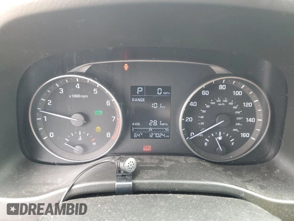 2017 Hyundai Elantra SE with VIN 5NPD74LF5HH188632, listed as a Copart auction lot 53963525 with 127,024 mi miles and Salvage Title. Bid and sale history available at DreamBid. Image 9.