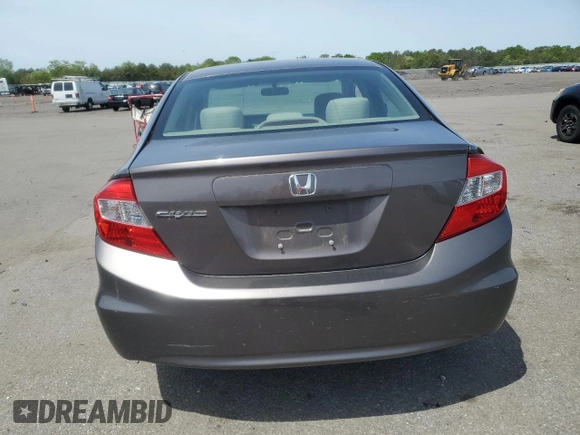 2012 Honda Civic LX z VIN 19XFB2F59CE309285, wystawiony jako Copart lot #57823965 z przebiegiem 95 991 mil mil oraz Szkoda całkowita • Salvage title. Historia ofert i sprzedaży dostępna na DreamBid. Obrazek 6.