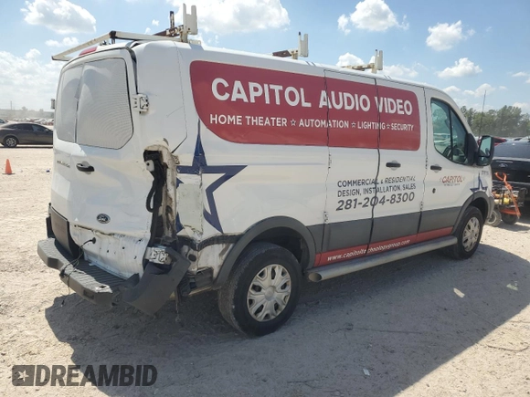 2016 Ford Transit Cargo with VIN 1FTYR1ZM3GKA60003, listed as a Copart auction lot 72225844 with 191,496 mi miles and Salvage Title. Bid and sale history available at DreamBid. Image 3.